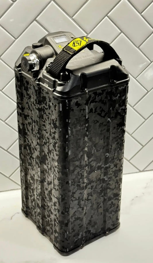 E-bike ShadowSlate Black Camouflage Wrap