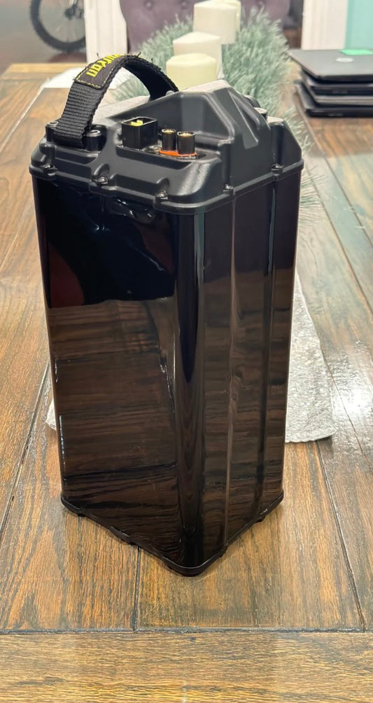 E-Bike “Invisible” Vantablack Battery Wrap